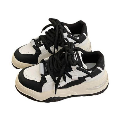 Pantofi de dama Pantofi ocazional Primavara Tenis Pantofi de dama Platforma Pantofi de dama Pantofi de antrenament Talpa groasa Tocuri Trandafiri Moda 2023 Leisu