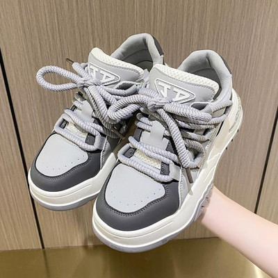 Pantofi de dama Pantofi ocazional Primavara Tenis Pantofi de dama Platforma Pantofi de dama Pantofi de antrenament Talpa groasa Tocuri Trandafiri Moda 2023 Leisu