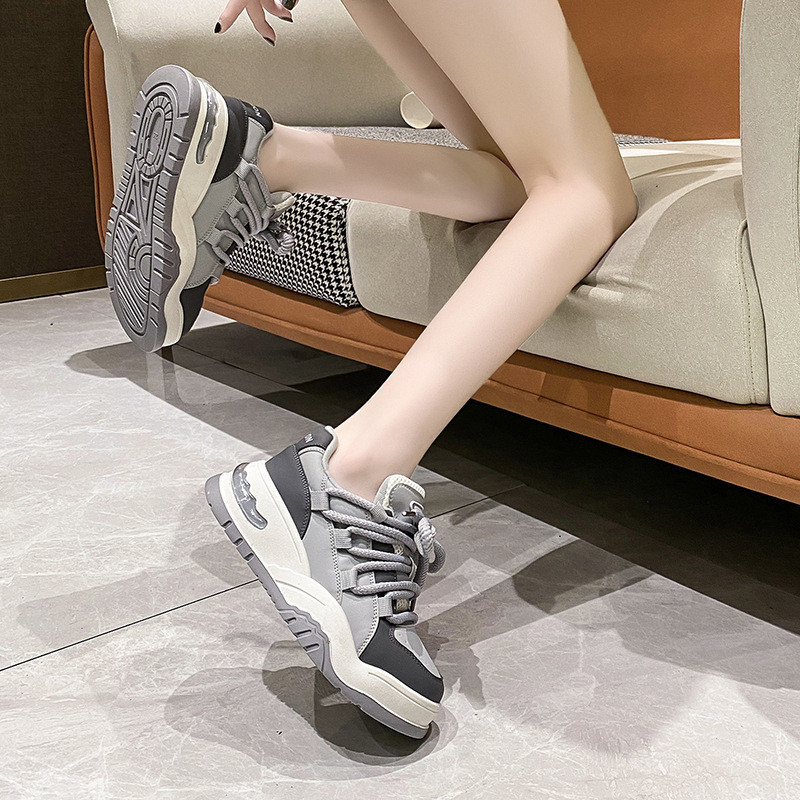 Pantofi de dama Pantofi ocazional Primavara Tenis Pantofi de dama Platforma Pantofi de dama Pantofi de antrenament Talpa groasa Tocuri Trandafiri Moda 2023 Leisu