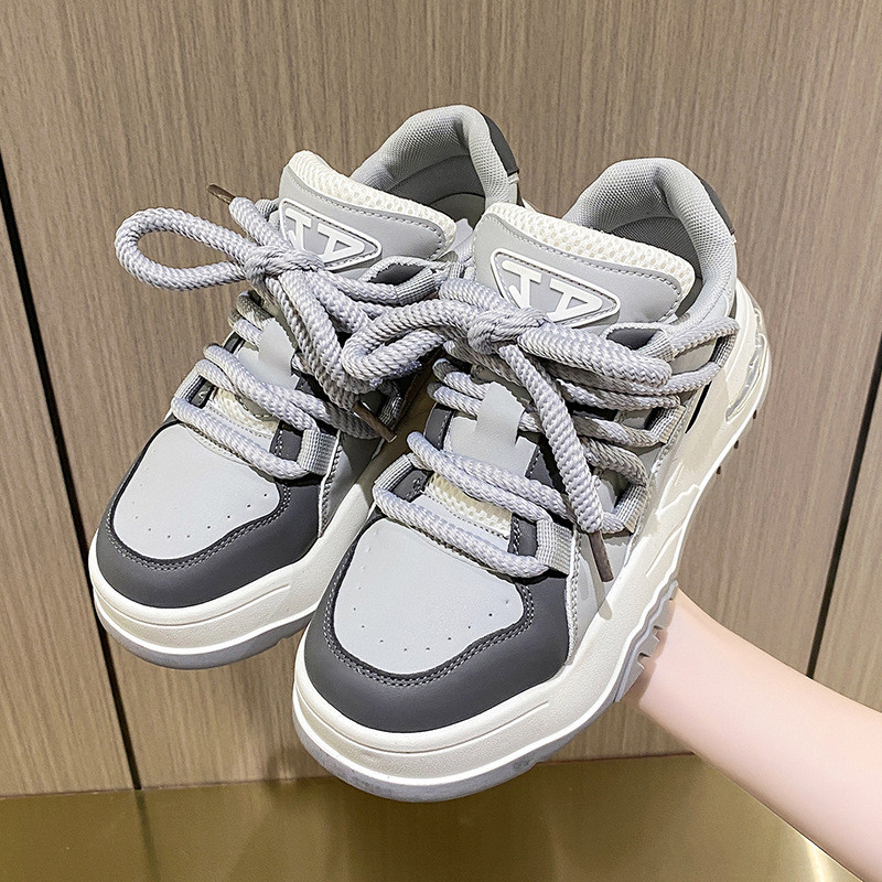 Pantofi de dama Pantofi ocazional Primavara Tenis Pantofi de dama Platforma Pantofi de dama Pantofi de antrenament Talpa groasa Tocuri Trandafiri Moda 2023 Leisu