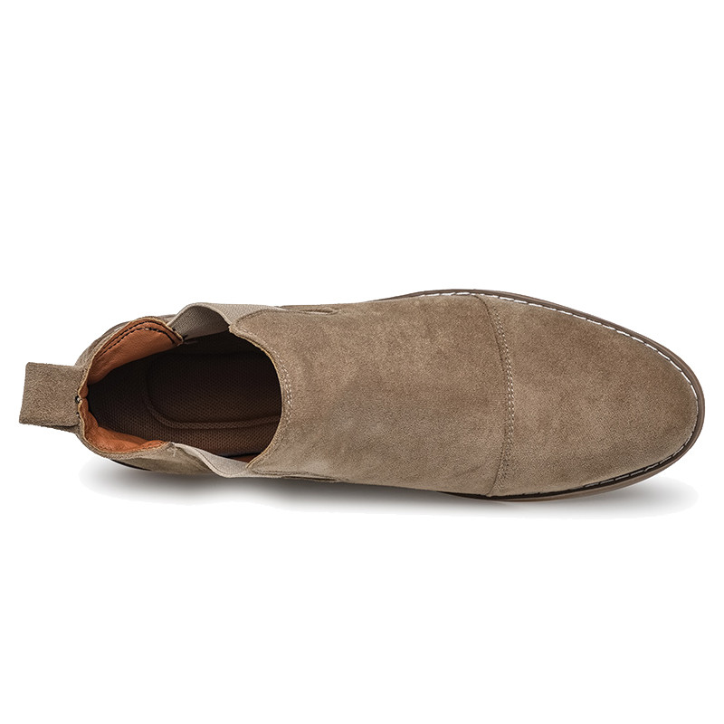 Chelsea čizme od brušene kože Muške haljine Gležnjače Viteške čizme Muške kravlje polucipele Natikače Jednostavne poslovne cipele Svečane kožne Botas De Hombre