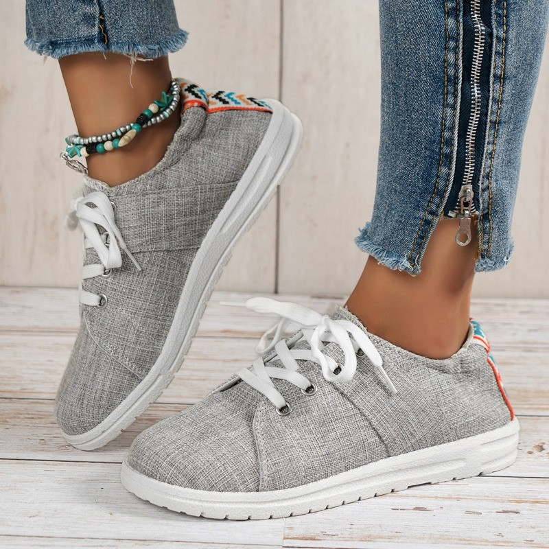 mokasine od vulkaniziranog platna Ženske čvrste sportske cipele 36-44, Ženske cipele 2024. proljeće i jesen novo