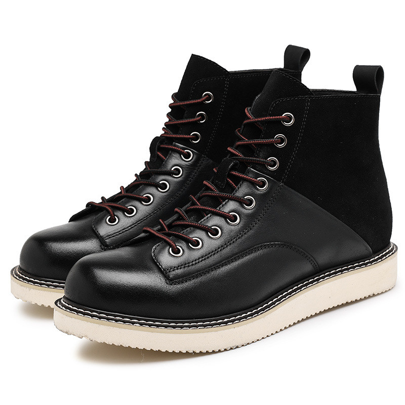 Jesen Zima Gležnjače Muške Čizme od kože Punk kratke čizme Muške cipele