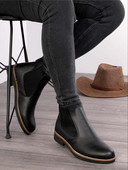 Μπότες Chelsea Unisex Ορθοπεδικοί πάτοι Θερμές μαλακές χειμερινές μικροΐνες και σουέτ εξωτερικά, κρύα ανθεκτική επένδυση fleece εσωτερικά