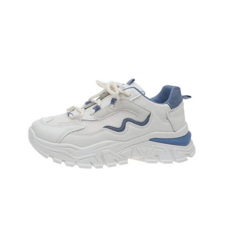 Sportske cipele Jesenske ženske cipele 2023. Nove cipele za ležerno trčanje u korejskoj verziji Kožne male bijele cipele Stare cipele