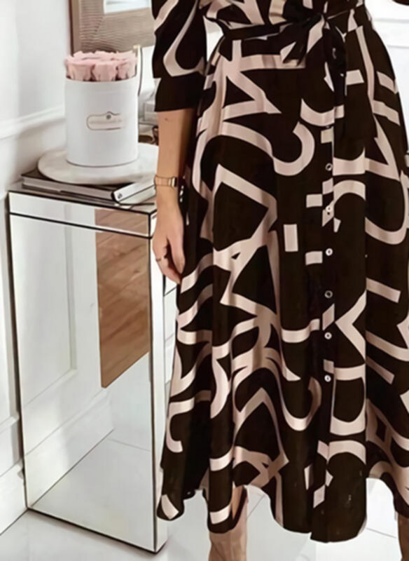 Haljine za žene 2023. Prom dugih rukava Elegantes Proljeće Jesen Party Večernja haljina Modna odjeća s printom Vestidos Para Mujer