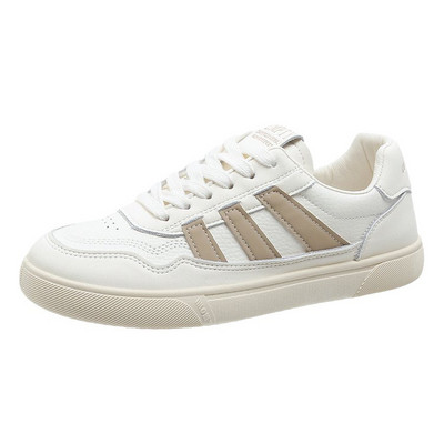 Ādas apavi, baltas kurpes, 2023. gada sieviešu kurpes, rudens bikses, ikdienas studentu kedas