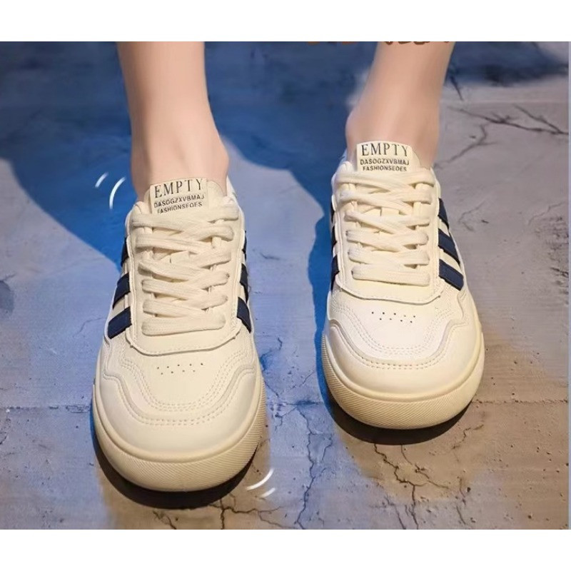 Ādas apavi, baltas kurpes, 2023. gada sieviešu kurpes, rudens bikses, ikdienas studentu kedas