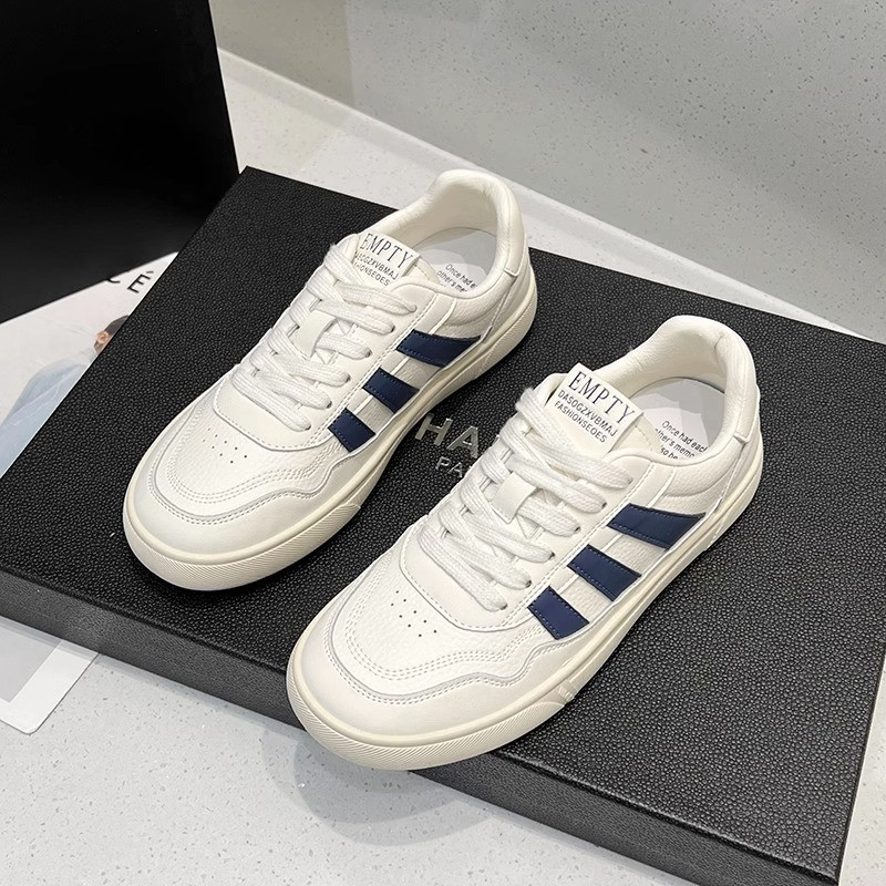 Ādas apavi, baltas kurpes, 2023. gada sieviešu kurpes, rudens bikses, ikdienas studentu kedas