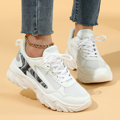 Meke vanjske tenisice Ženske tenisice Tenisice Tenisice s platformom Lagane tenisice na vezanje Cipele Ženske ravne cipele za van