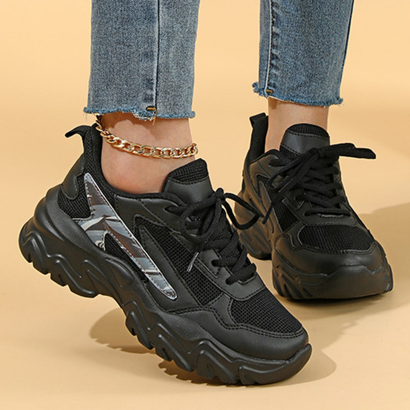 Meke vanjske tenisice Ženske tenisice Tenisice Tenisice s platformom Lagane tenisice na vezanje Cipele Ženske ravne cipele za van