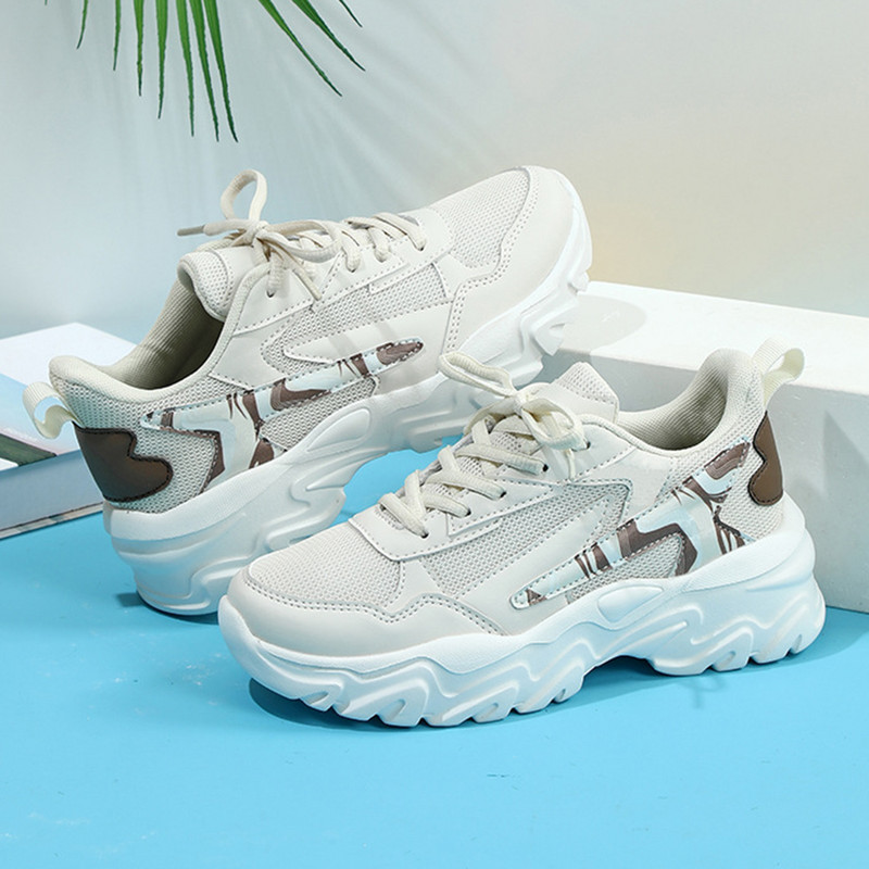 Meke vanjske tenisice Ženske tenisice Tenisice Tenisice s platformom Lagane tenisice na vezanje Cipele Ženske ravne cipele za van