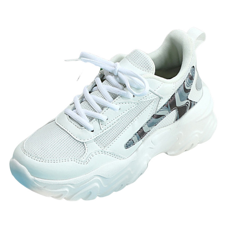 Meke vanjske tenisice Ženske tenisice Tenisice Tenisice s platformom Lagane tenisice na vezanje Cipele Ženske ravne cipele za van