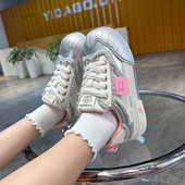 Φθινοπωρινά casual αθλητικά παπούτσια 2023 Νέα μόδα Πολύχρωμα νεανικά αθλητικά γυναικεία παπούτσια μπαμπάς Πρωτοποριακά μοντέρνα γυναικεία αθλητικά παπούτσια