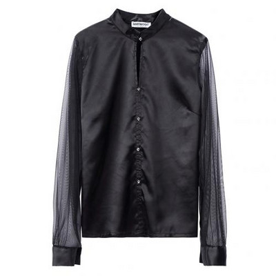 Γυναικείο επαγγελματικό μακρυμάνικο πουκάμισο απομίμηση μεταξωτό μακρυμάνικο με κουμπί πουκάμισο πουκάμισο εργασίας Μπλούζα γραφείου