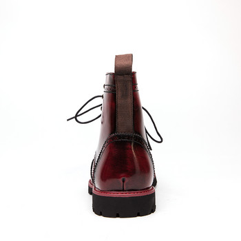 Κλασικές ρετρό ανδρικές μπότες ιταλικού στυλ Πολυτελή ανδρικά παπούτσια μόδας Ανδρικά μοκασίνια άνετα αναπνέοντα ανδρικά δερμάτινα μποτάκια
