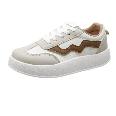 2023, pantofi plat cu șireturi, pentru femei, de înaltă calitate, cu cap rotund, de vânzare la cald, cu talpă groasă, pantofi colorați de plimbare pentru femei