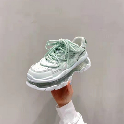 2023-as új, fűzős sport alkalmi Matsuke vastagtalpú ütéscsillapító és megemelt légpárnás apacipő