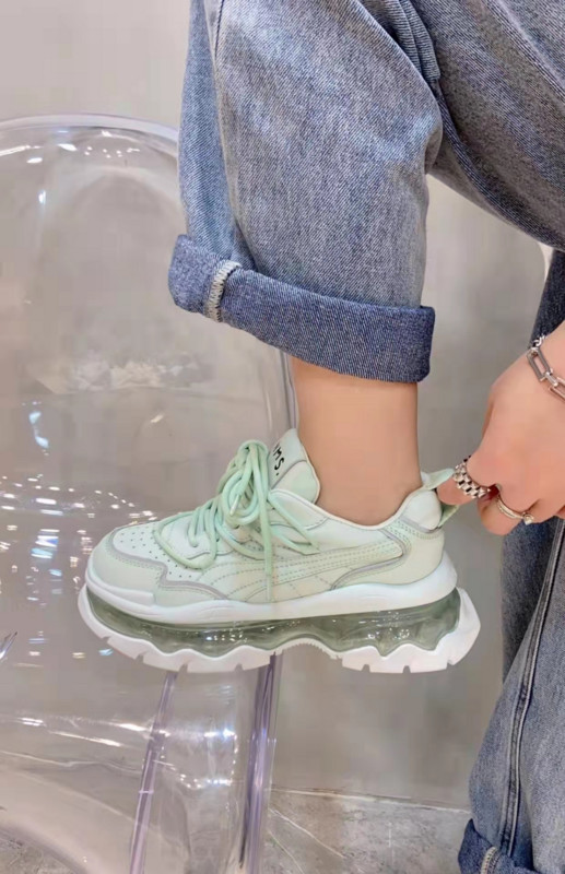 2023-as új, fűzős sport alkalmi Matsuke vastagtalpú ütéscsillapító és megemelt légpárnás apacipő