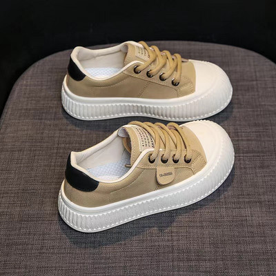 Novo korejsko izdanje jesen 2023. Cipele s velikom glavom Male bijele cipele Ženske niske modne ležerne svestrane cipele Matsuke