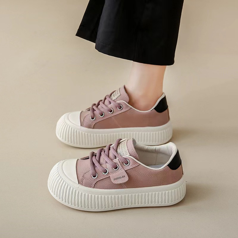 Novo korejsko izdanje jesen 2023. Cipele s velikom glavom Male bijele cipele Ženske niske modne ležerne svestrane cipele Matsuke