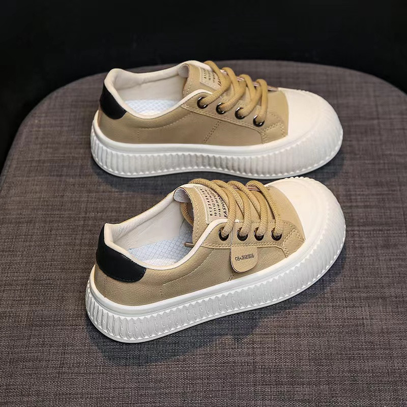 Novo korejsko izdanje jesen 2023. Cipele s velikom glavom Male bijele cipele Ženske niske modne ležerne svestrane cipele Matsuke