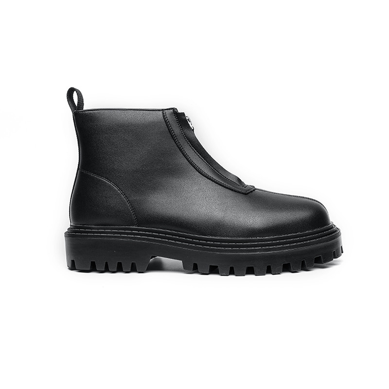 Χειμερινές μπότες χιονιού Ανδρικές μπότες υψηλής ποιότητας μόδας αντιολισθητικές ζεστές μαύρες μπότες εξωτερικού χώρου Casual παπούτσια Ανδρικές μπότες Chelsea