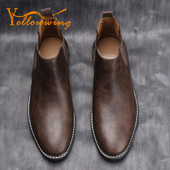 40-46 Retro muške marke Chelsea čizme Udobne kožne čizme Modne ležerne čizme #KD5237