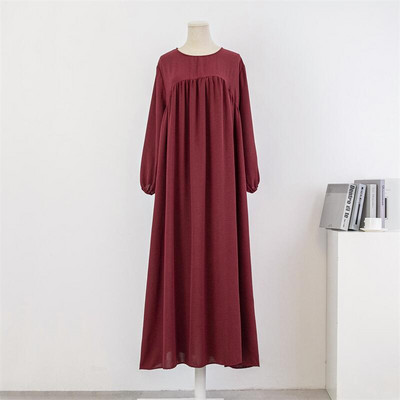 Spirng Φθινοπωρινό ολόσωμο φόρεμα Casual Plus Size Γυναικεία Φαρδιά Maxi Φορέματα Γυναικεία Oversize Μακριά Φορέματα Vestidoes Fit 120KG