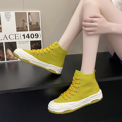 ERRFC Vânzări fierbinți pentru bărbați, pantofi verzi pentru petrecerea timpului liber, cu vârf înalt, cu vârf rotund, de designer de modă, pantofi alb cu platformă, hip hop, stradă, bărbat mai tânăr