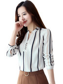 Mood Soe sooduspakkumine Lilleprintidega pluus Naiste topid Kevad sügis Naiste pikkade varrukatega šifoonist volangpluusid Kontori Daami särgid