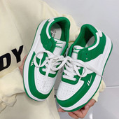 Pantofi cu iarbă verde pentru femei, toamna 2022, pantofi studenți în stil coreean, pantofi pentru femei