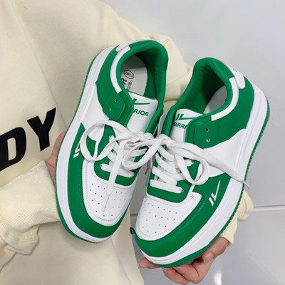 Pantofi cu iarbă verde pentru femei, toamna 2022, pantofi studenți în stil coreean, pantofi pentru femei