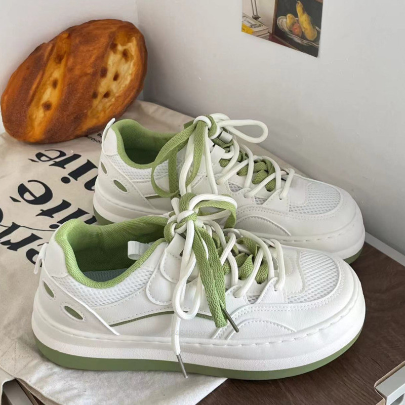 Harajuku ikdienas kedas Y2k daudzpusīgi sporta apavi sievietēm vasaras tendences 2023. gada Korejas Ins Sieviešu plakanie apavi ar apaļu purngalu tenisa apavi