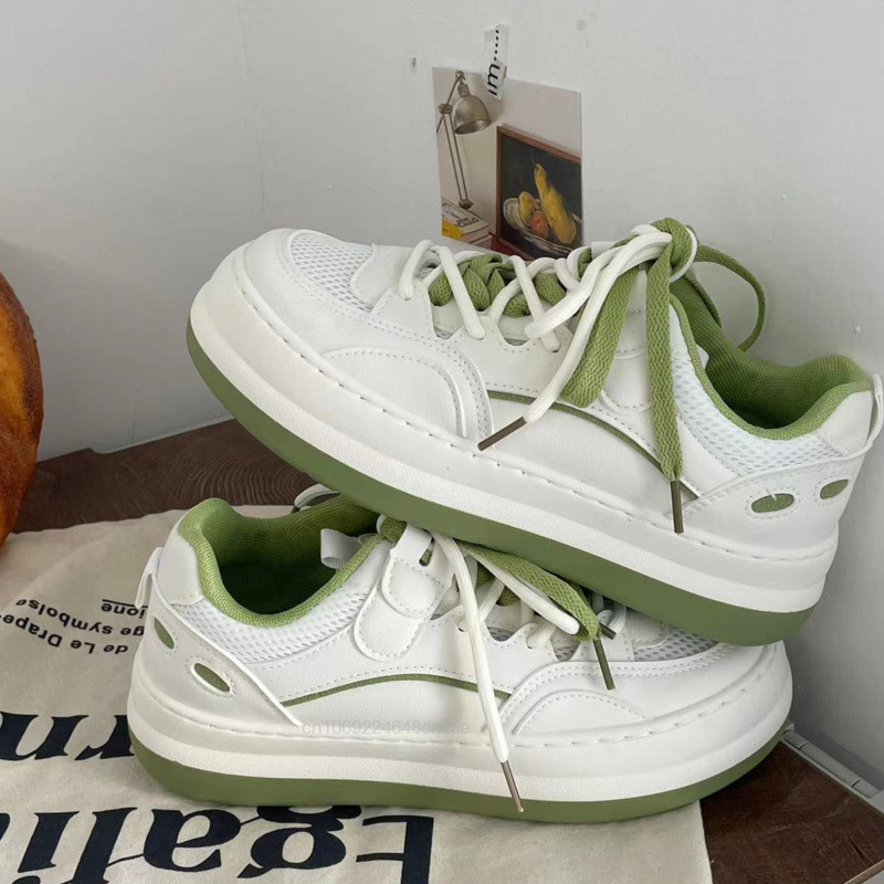 Harajuku ikdienas kedas Y2k daudzpusīgi sporta apavi sievietēm vasaras tendences 2023. gada Korejas Ins Sieviešu plakanie apavi ar apaļu purngalu tenisa apavi