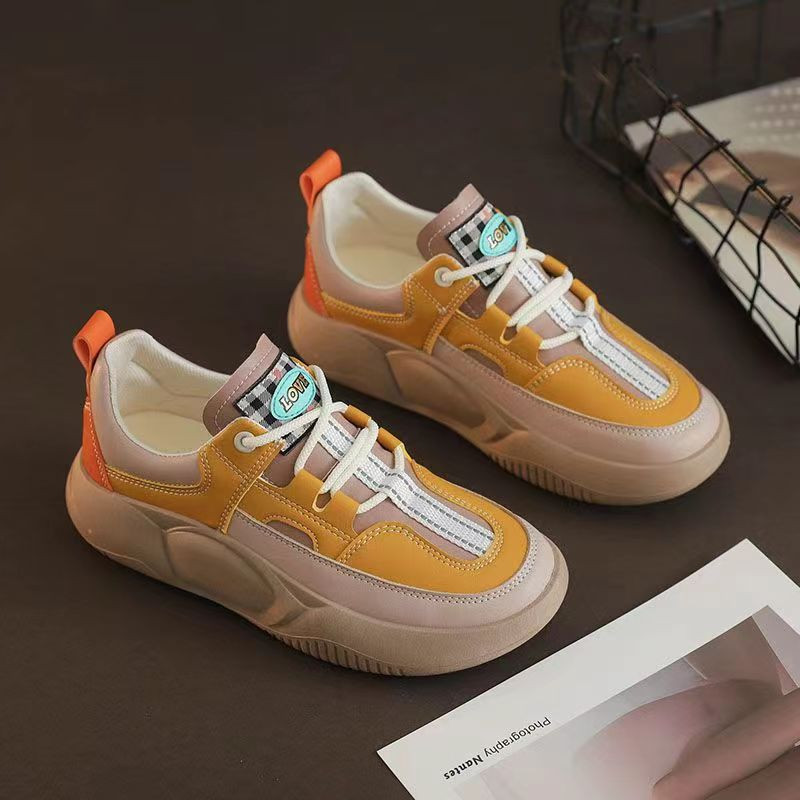 2023. gada sieviešu apavi Moderni retro ikdienas sporta apavi ar apaļu purngalu, ērti platformas apavi sievietēm āra tenisa sporta skriešanas apavi