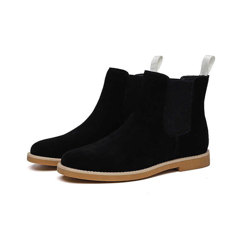 Misalwa Graceful Chelsea Boots Bărbați Handmade Business Slip on Slip on piele de căprioară Cizme de cowboy Sapato Masculino Transport gratuit Cizme pentru bărbați