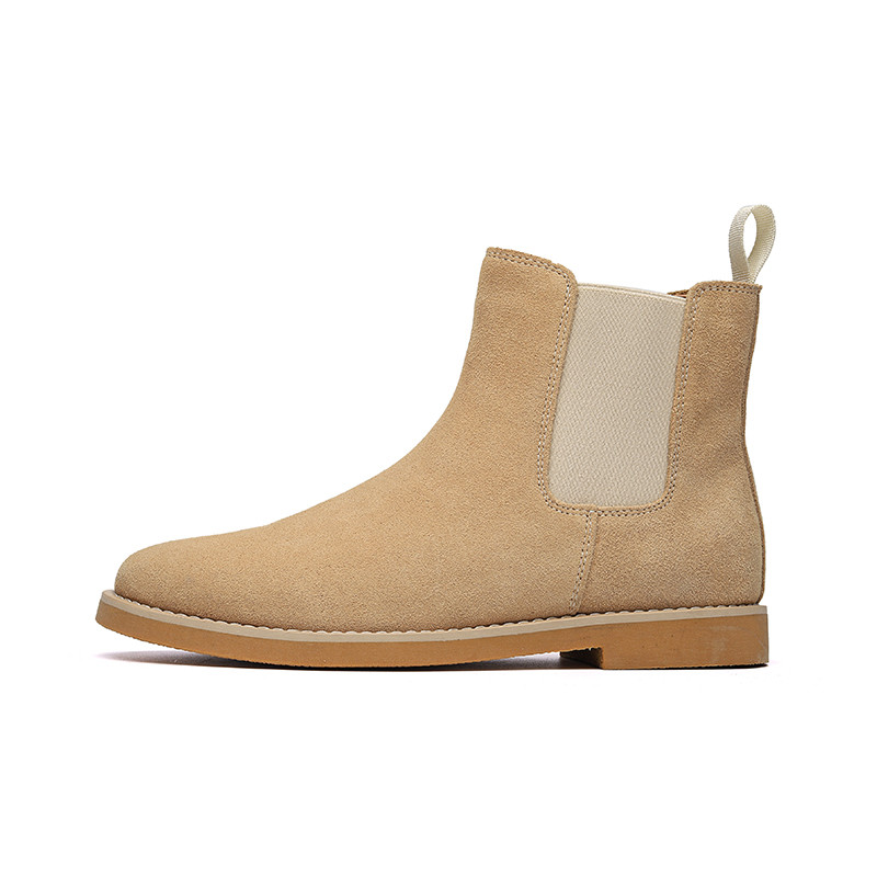 Misalwa Graceful Chelsea Boots Bărbați Handmade Business Slip on Slip on piele de căprioară Cizme de cowboy Sapato Masculino Transport gratuit Cizme pentru bărbați