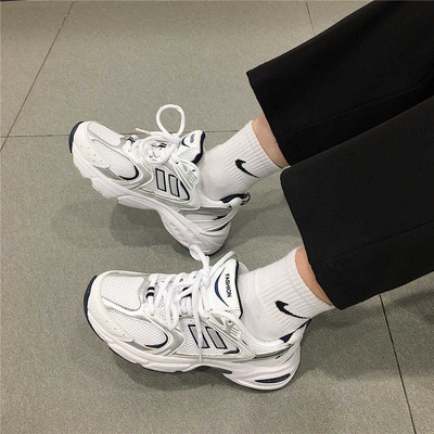 Νέα γυναικεία αναπνεύσιμα δερμάτινα πάνινα παπούτσια για τρέξιμο Flat παπούτσια Αθλητικά παπούτσια αναπνεύσιμα casual παπούτσια Γυναικεία Chaussure Femme Sapatos