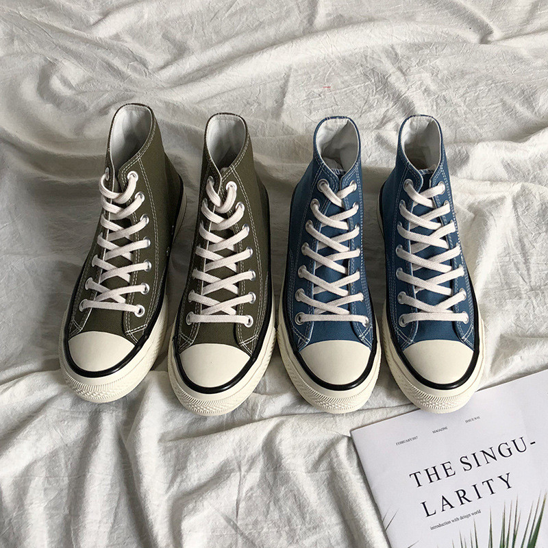 Ženske šik platnene cipele Haze Plavo Maslinasto Zelene Unisex Tenisice Dječaci Djevojčice Tenisice Street Hip Pop Cipela za skejtbord, velika veličina 35-44