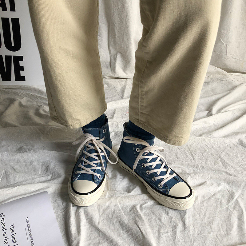 Ženske šik platnene cipele Haze Plavo Maslinasto Zelene Unisex Tenisice Dječaci Djevojčice Tenisice Street Hip Pop Cipela za skejtbord, velika veličina 35-44