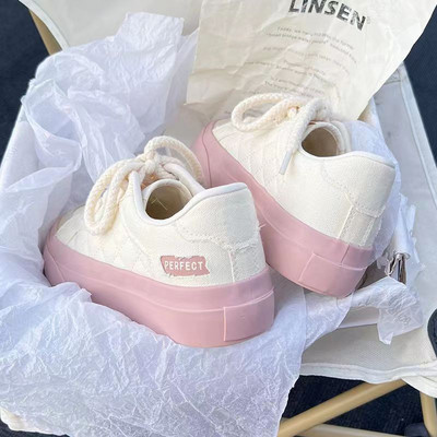 Αθλητικά παπούτσια Γυναικεία παπούτσια Πλατφόρμες Αθλητικά Άνοιξη Kawaii Lolita Casual Tennis Γυναικείο καλάθι Μαύρο Vulcanize Fashion 2022 Running