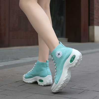 MILIKUYOU Pantofi de pânză pentru femei, pantofi cu vârf înalt, cu vârf rotund, pantofi sport casual pentru femei, încrucișați