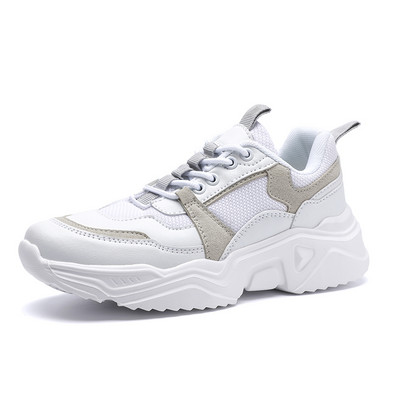 Γυναικεία πάνινα παπούτσια Ανοιξιάτικα γυναικεία πάνινα παπούτσια Ύψος Αύξηση λευκά μαύρα φθινοπωρινά χοντρά παπούτσια Αναπνεύσιμα παπούτσια ελεύθερου χρόνου