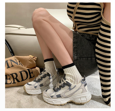 Pantofi de lux pentru femei 2023 Pantofi respirabili din plasă pentru femei Sport Alergare Casual Doamne Fitness Pantofi vulcanizați Coșuri