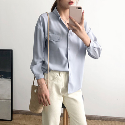 Ženske majice i bluze Boho Bijele košulje od šifona Blusas Roupa Feminina Odjeća Ženska bluza Ovratnik s ovratnikom dugih rukava