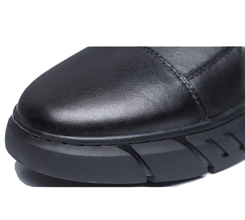 Ručno izrađene Chelsea čizme, muške trendi, bočni patentni zatvarač, crne visoke cipele s mekim potplatom, proljeće, jesen, ležerne natikače u britanskom stilu 2757