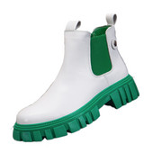 Sagtimi Vyriški Chelsea Boots Green Vyriški batai Anglija Vyriški Catwork Show Batai