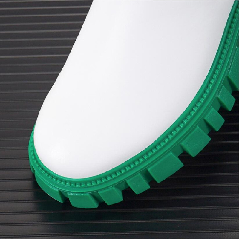 Sagtimi Vyriški Chelsea Boots Green Vyriški batai Anglija Vyriški Catwork Show Batai