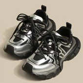 Modne ženske tenisice na vezanje Ženske cipele s platformom mješovitih boja Ženske udobne tople cipele za slobodno vrijeme